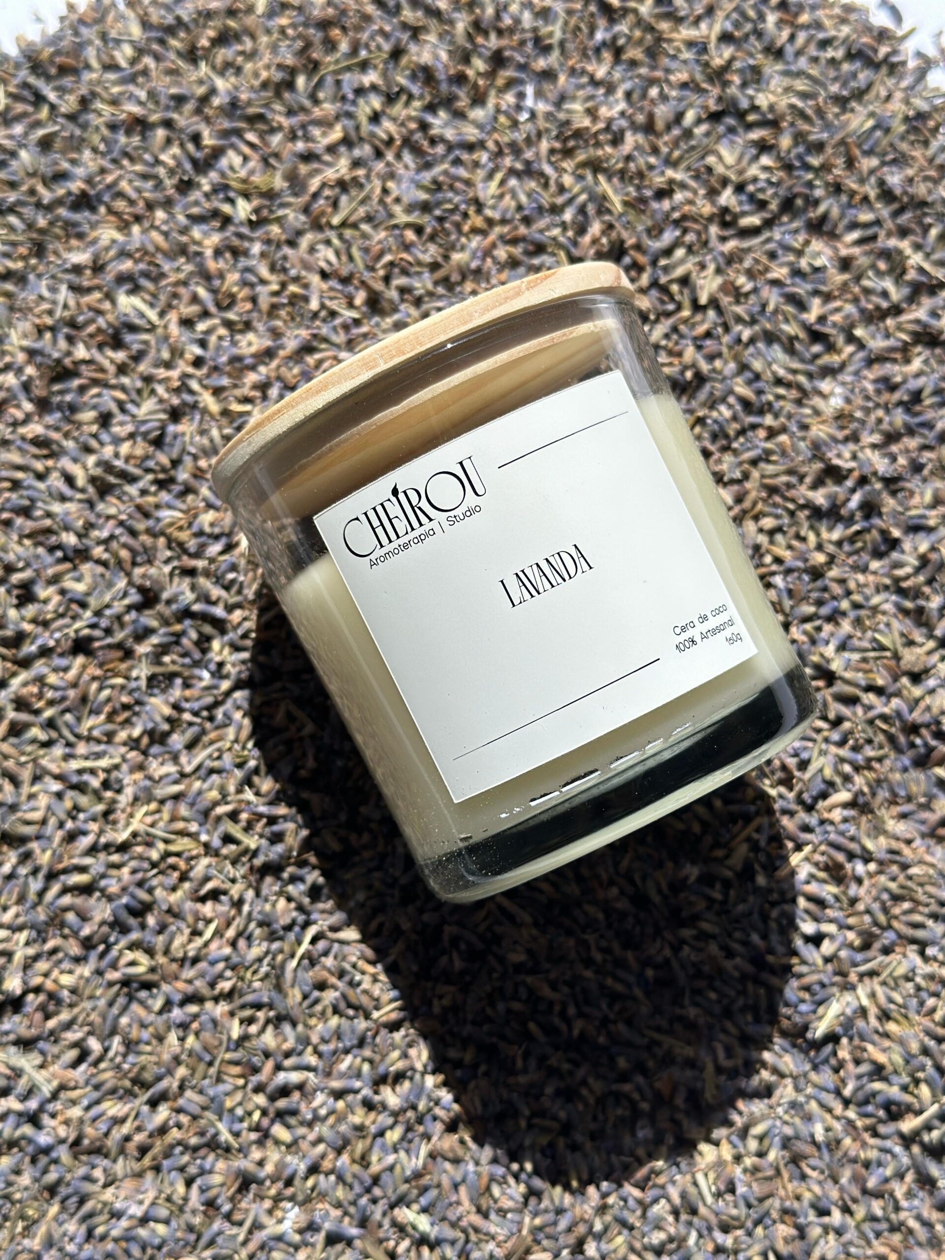 Vela Vidro Lavanda - 150g