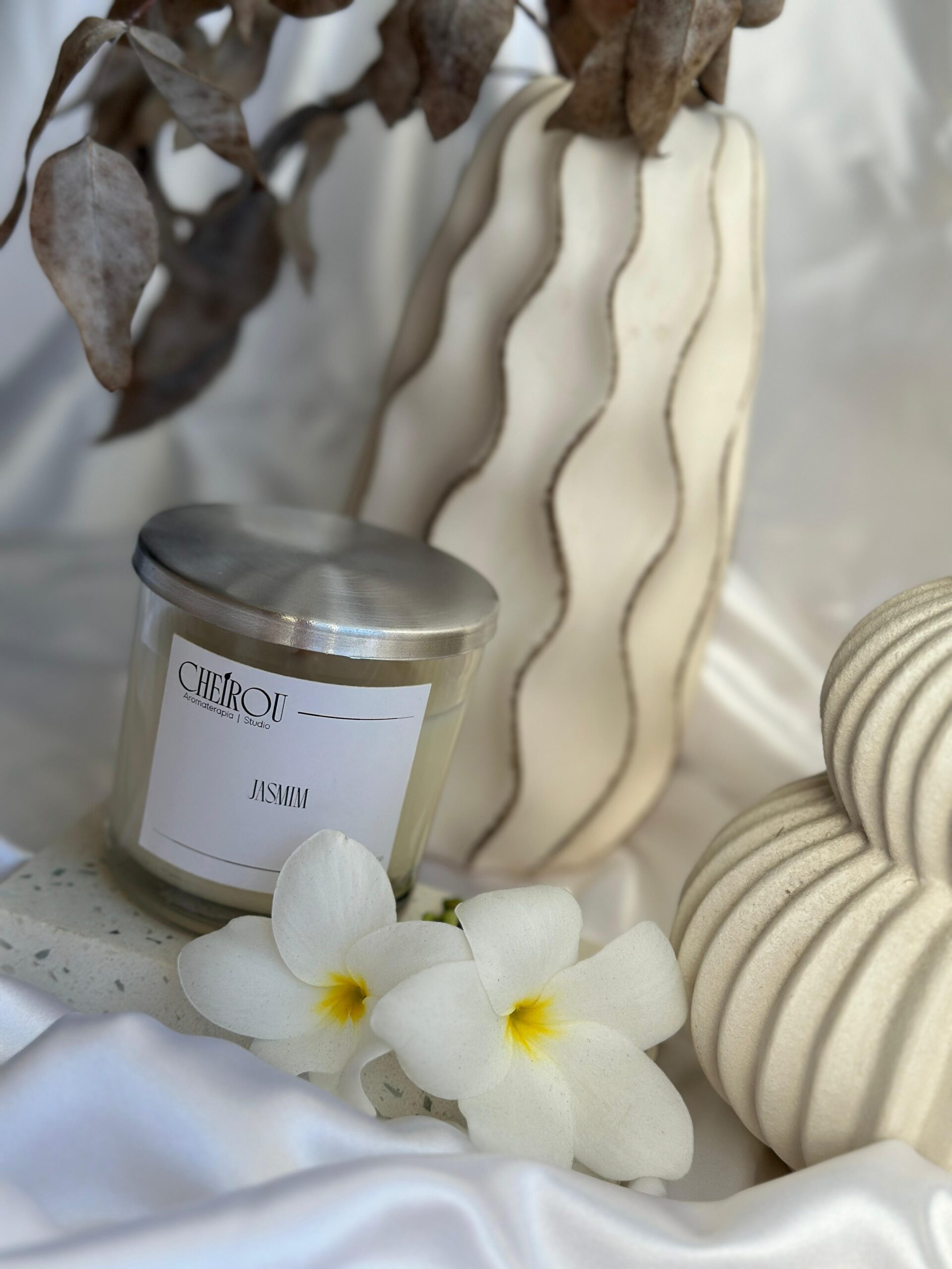 Vela Vidro Jasmim - 150g