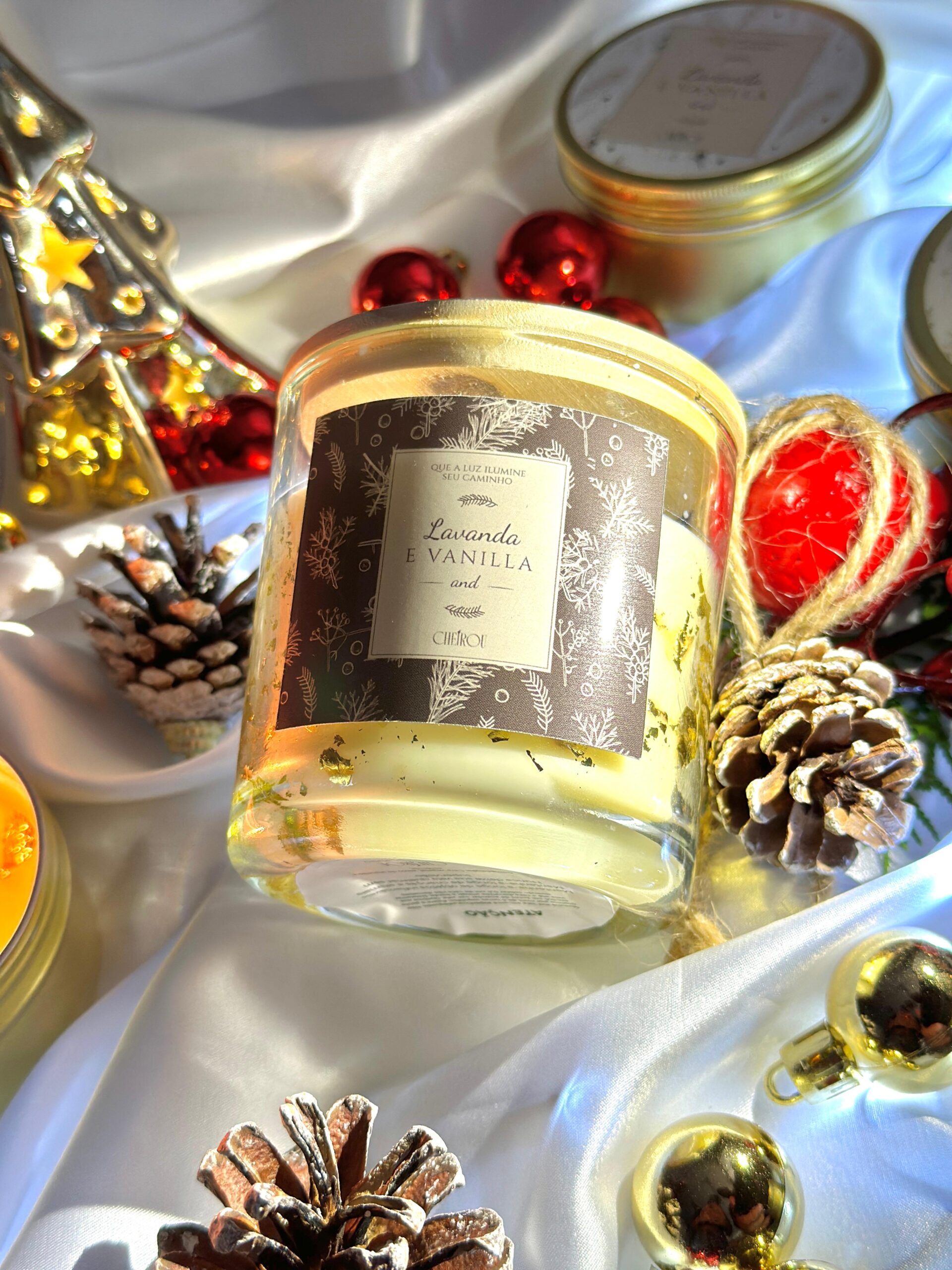 Vela Vidro Lavanda e Vanilla - 150g