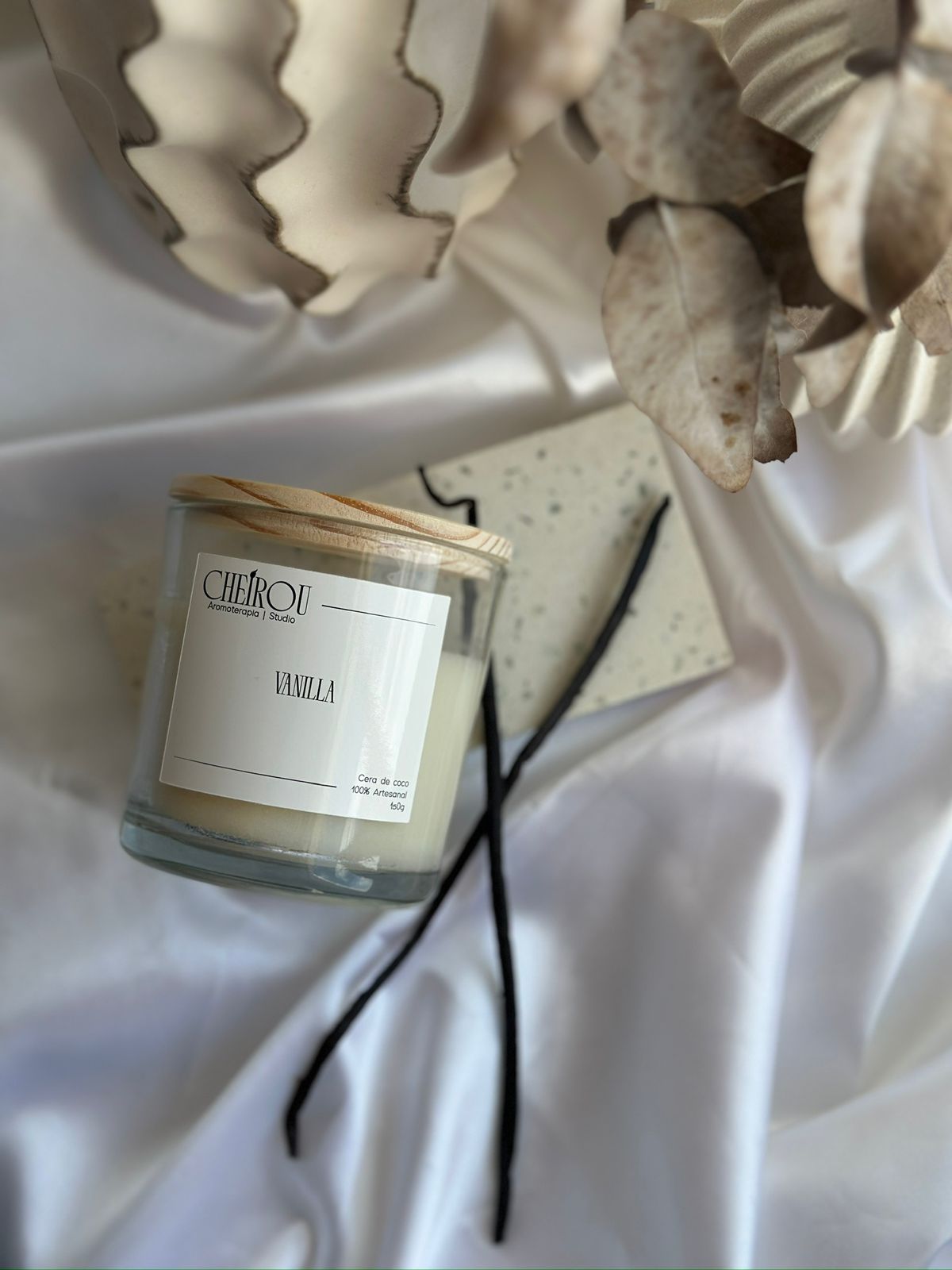 Vela Vidro Vanilla - 150g