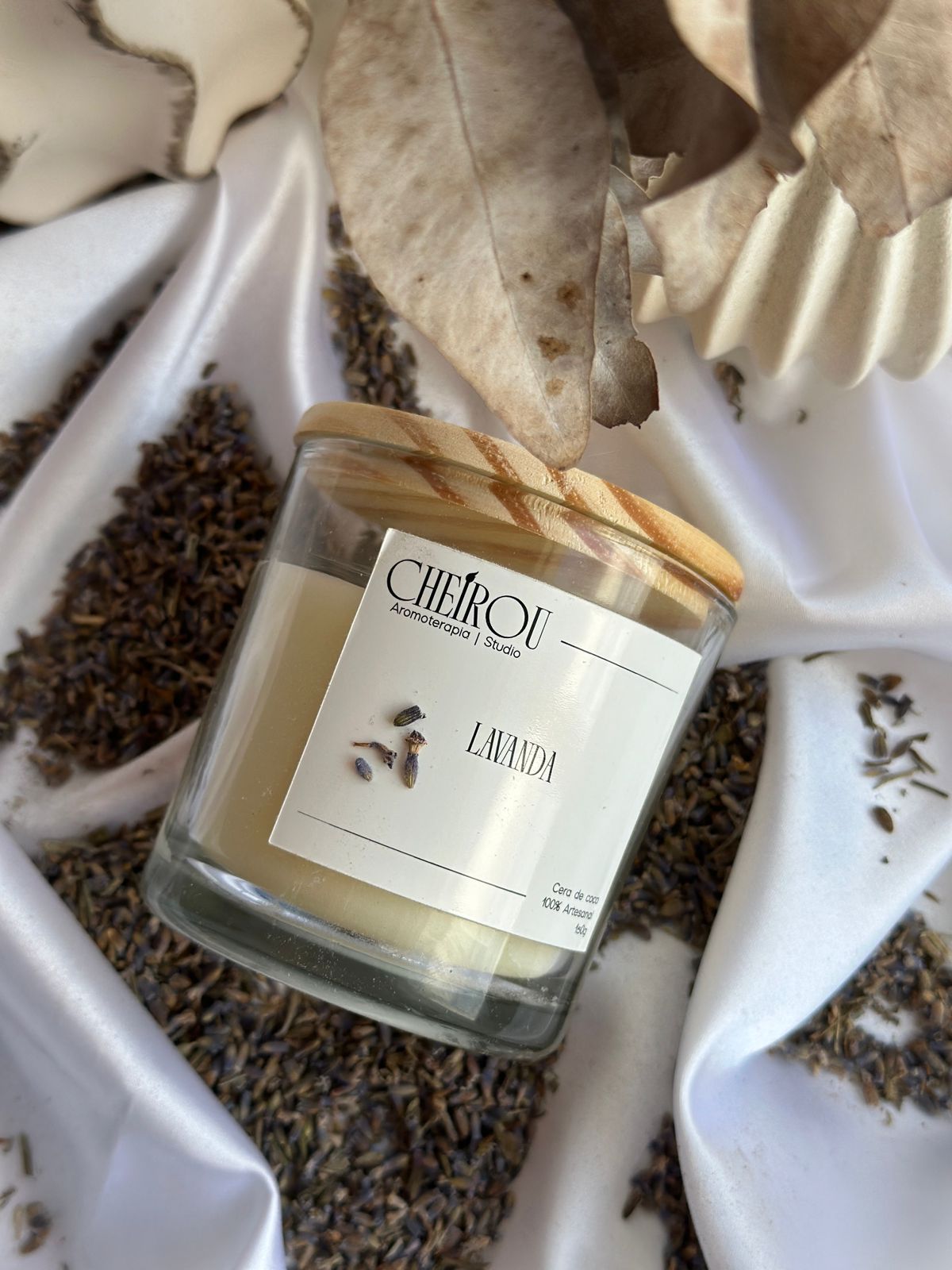 Vela Vidro Lavanda - 150g