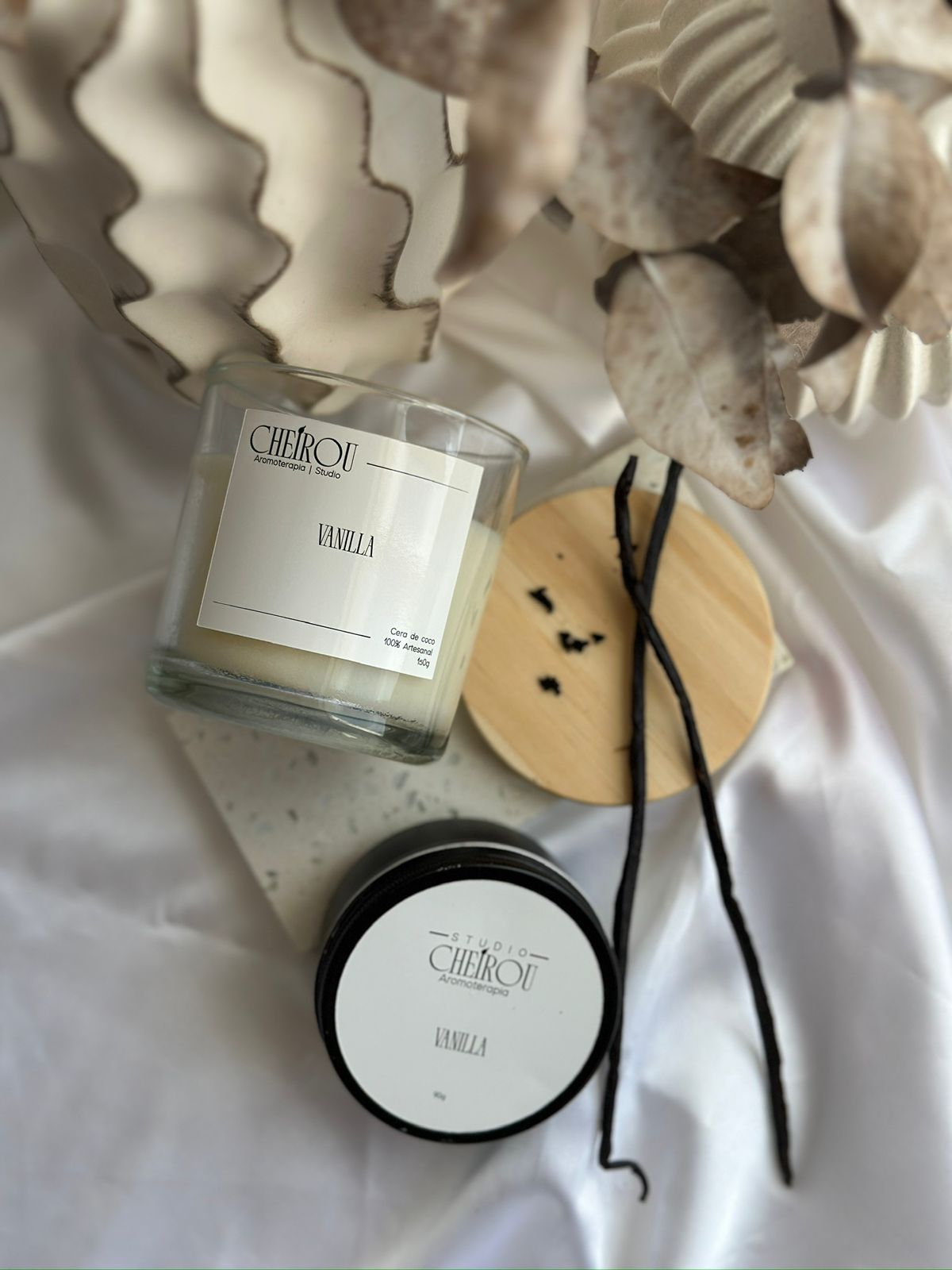 Vela Vidro Vanilla - 150g