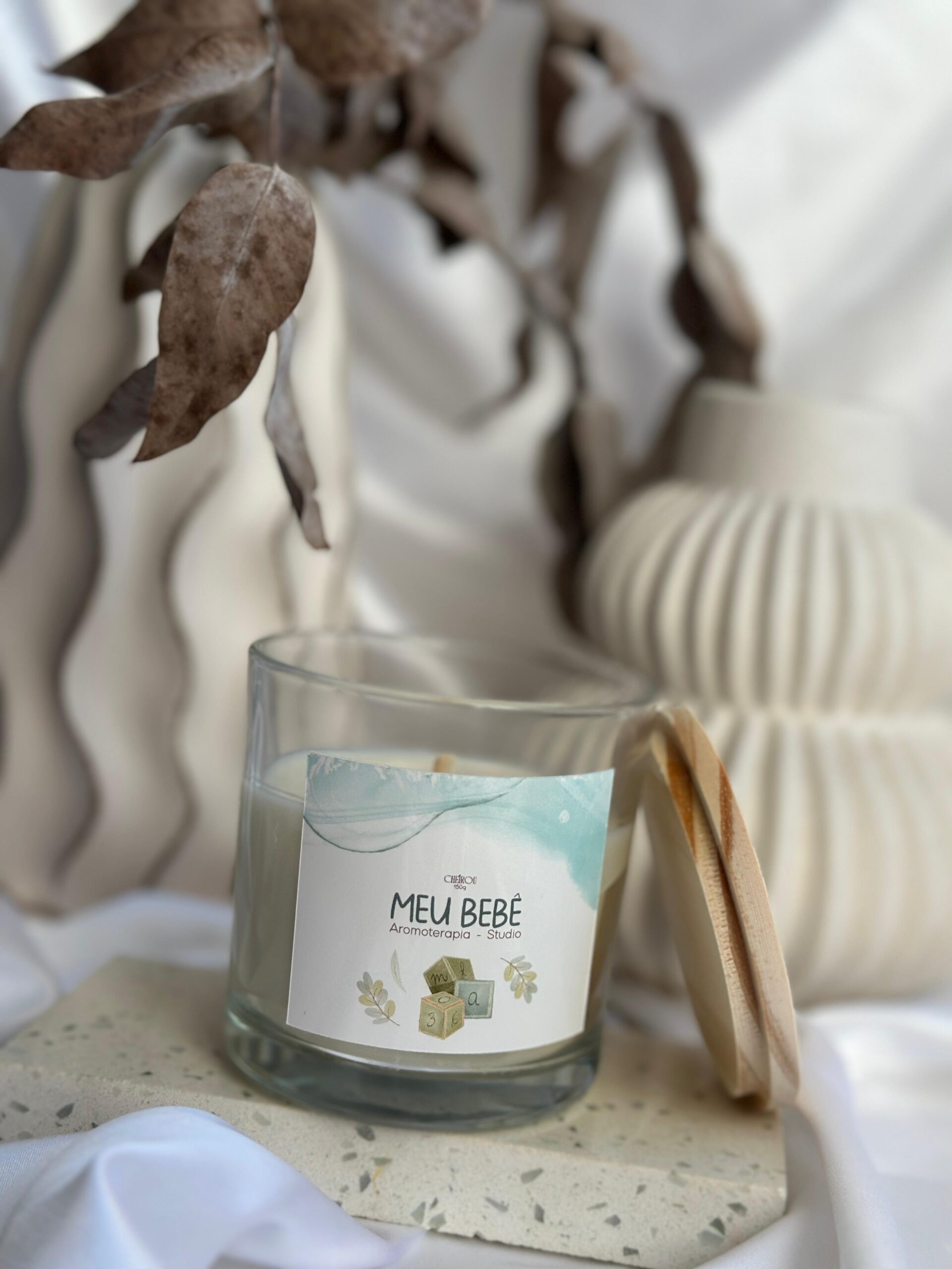 Vela Vidro Meu Bebê - 150g